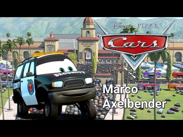 Disney Pixar Cars Mattel - Marco Axelbender with lenticular eyes