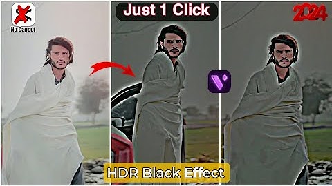 HDR Black effect  || Make Just 1 Click || Tiktok new trand || 2024 HDR video editing || Motio Ninja
