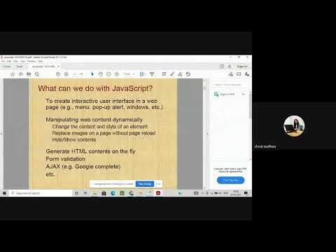 Javascript for Web || Ms. Shruti Wadhwa ||