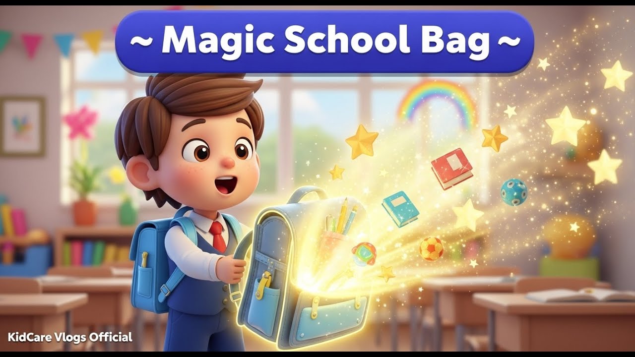 Magic School Bag 🎒✨ | Fun Kids Poem | 