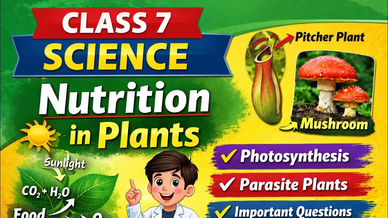 Class 7 Science Chapter 1 | Nutrition in Plants | Full Explanation in Hindi | NCERT