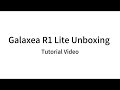 R1 Lite Unboxing And Stratup Tutorial