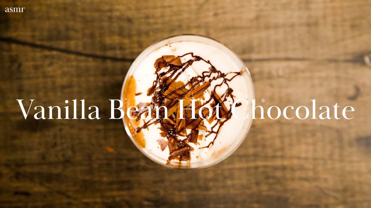 [asmr] How to Make Vanilla Bean Hot Chocolate || Robert Wu