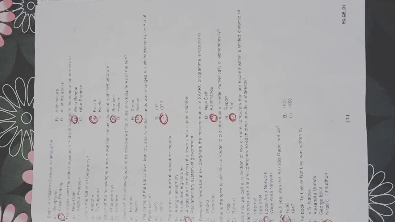 Cucet answer key 2018 set A for B.ED