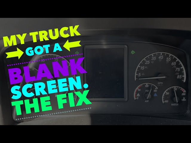 Freightliner Cascadia Dash Lights Not Working
