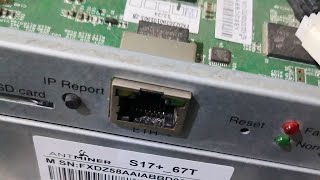 蚂蚁S17 单板测试过程，BitmainS17  antminer miner test