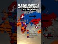 Is your country's political ideology left or right wing #country #politics #map #mapping