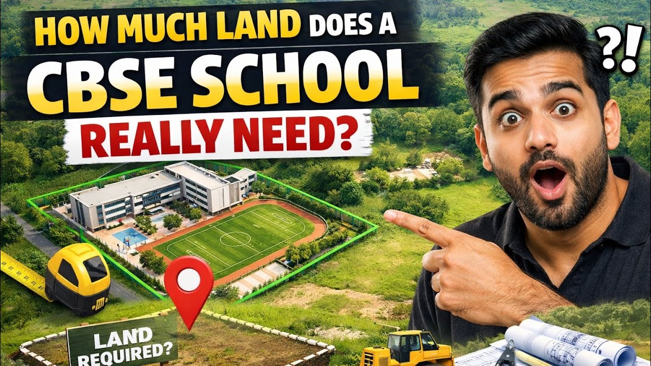 How much land does a CBSE School Really need? 
