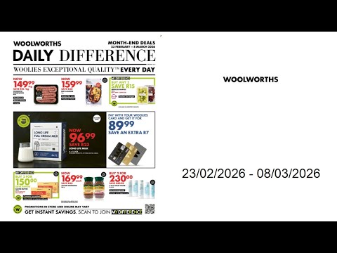 What Are The Specials At Woolworths