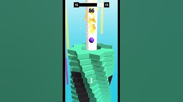 Stack Fall 3D Game Upgrade Level 12 🏆😱 #trending #games #shortsviral