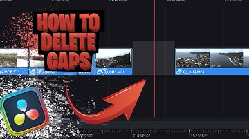 How to Delete Gaps on Timeline in Davinci Resolve