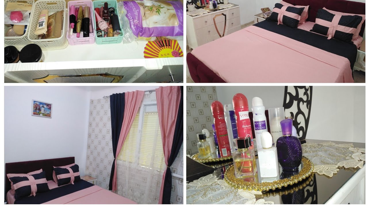 جولة وروتين  تنظيف وترتيب  ديكور غرفة نوم🌸