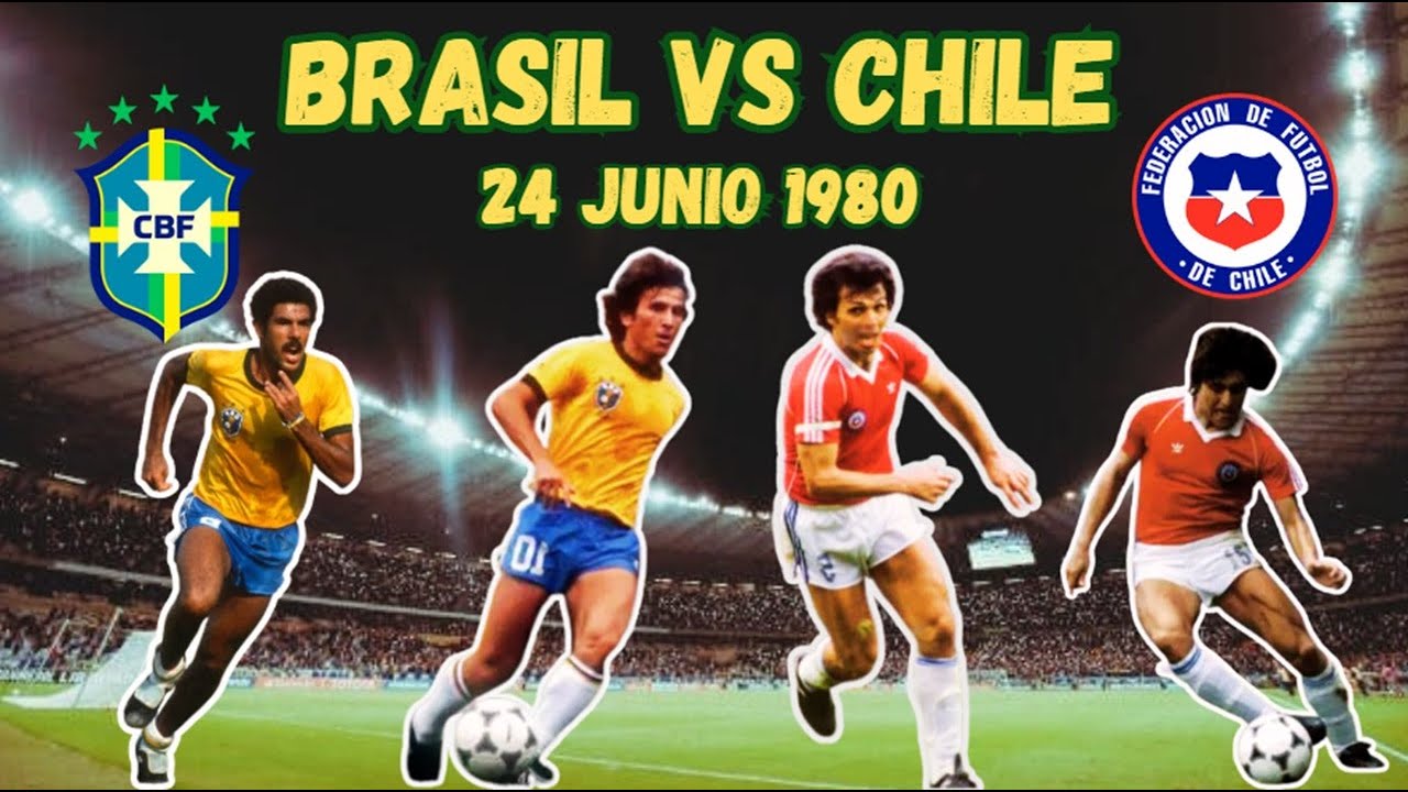🎥🇧🇷 Brasil vs Chile 1980 | Zico, Toninho Cerezo, Elías Figueroa y Patricio Yáñez