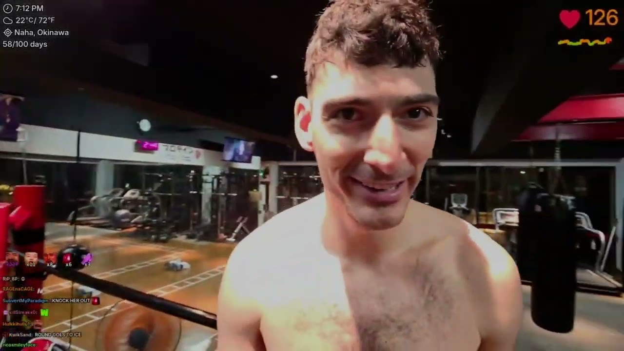 Ice Poseidon Stream boxing match #2  2025 03 02