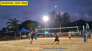 ⛱️🏐20251016: CIVF: BVB🏐⛱️ The Vatos v Rimamanamana