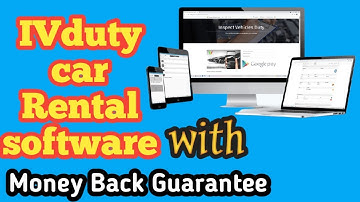 Car Rental Software|Cloud Based Car Rental Software|IVduty Car Rental Software #ivduty