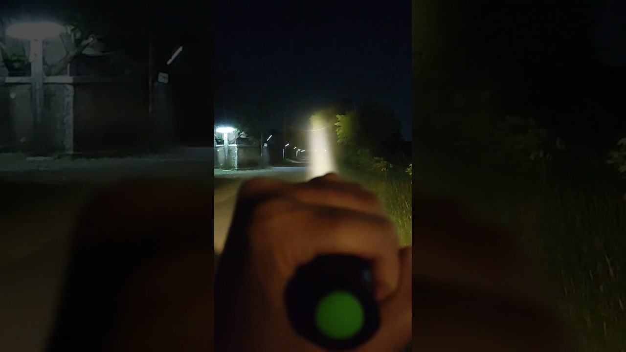 Senter swat C8 led Yinding 3000k cahaya kuning