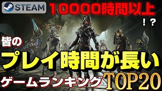 【STEAM】プレイ時間が長いゲームランキングTOP20