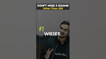 3 Most Important State Engineering Exams!! 🔥💪 #Shorts #PhysicsWallah