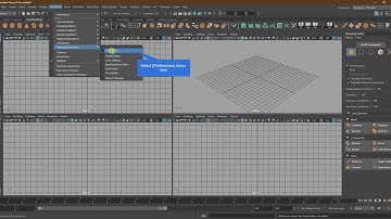 Maya 2018 Tutorial : Set up axis to Z