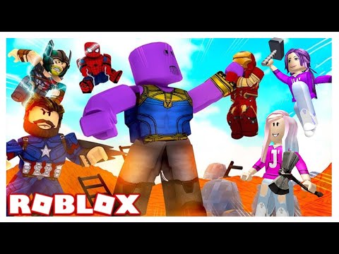 Can We Defeat Thanos Roblox Avengers Endgame Obby Youtube - thanos future fight roblox