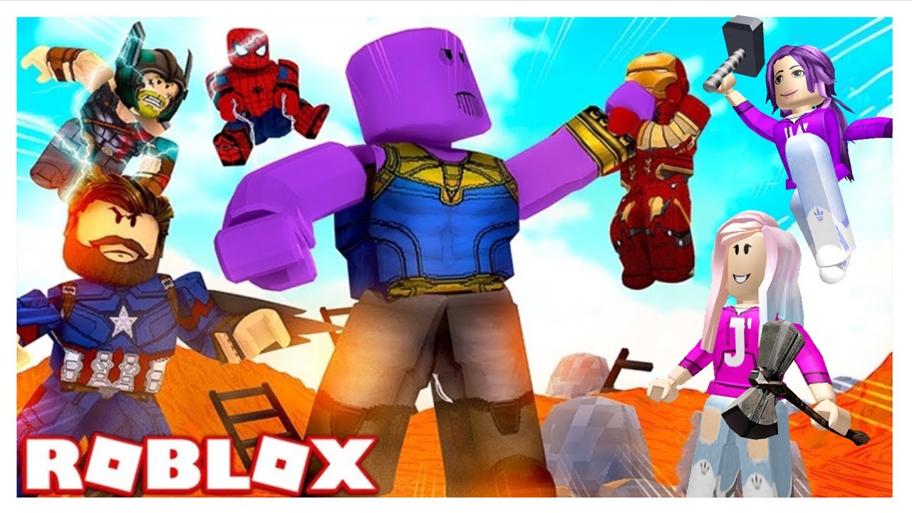 Can We Defeat Thanos Roblox Avengers Endgame Obby Youtube - thanos roblox face