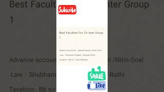 CA intermediate  #charteredaccountant #cainter #caintermediate #caintergroup1 #faculties #trending