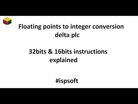 Float to integer conversion delta plc , ispsoft (ENGLISH)