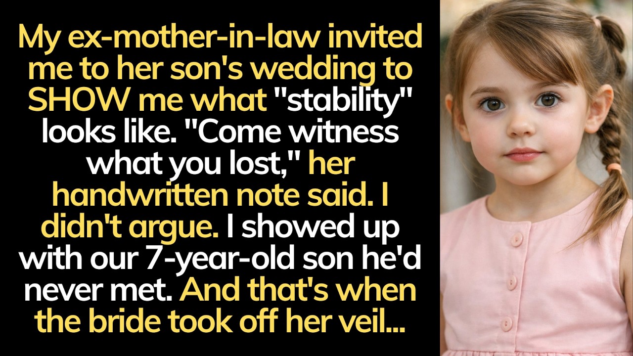 Ex-MIL Tried to Humiliate Me at the WeddingI Arrived With His Secret Son