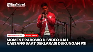 Momen Prabowo di-Video Call Kaesang: Kalau PSI yang Undang Pasti Saya Datang