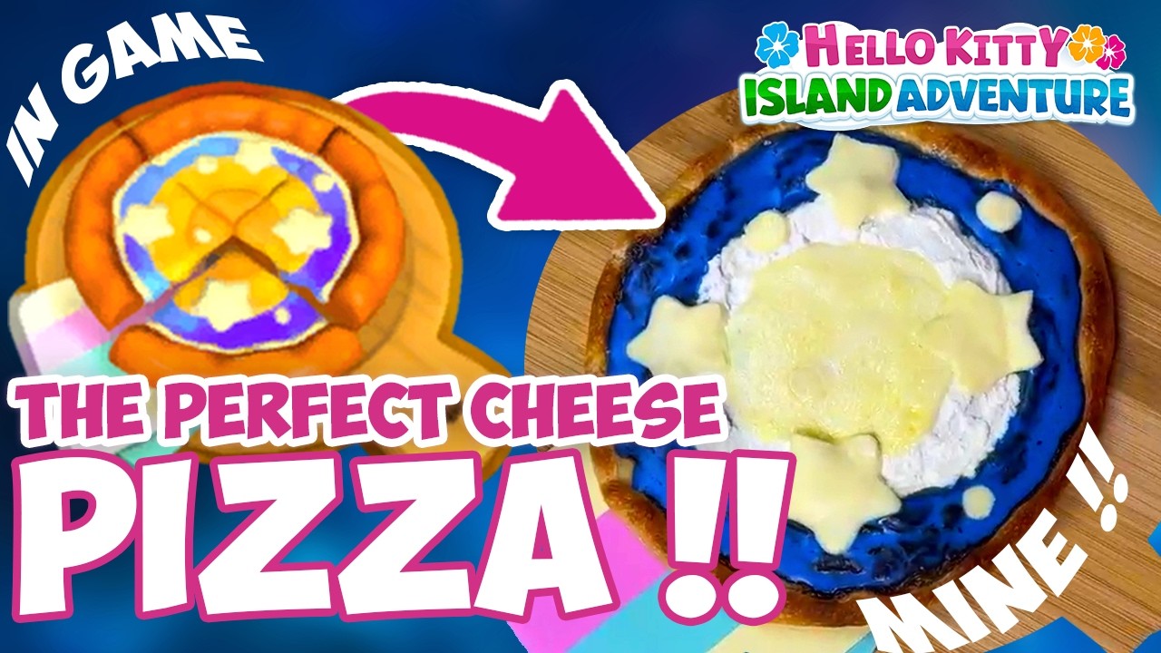 The sky is the limit for this pizza! Let's make Hello Kitty Island Adventure's food in real life!!