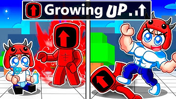Growing Up as DINO BRO in Roblox Strongest Battlegrounds!