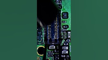 How to remove FPC Connector from PCB #microsoldering #repair #solderingtips