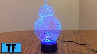 3d illusion star wars night light