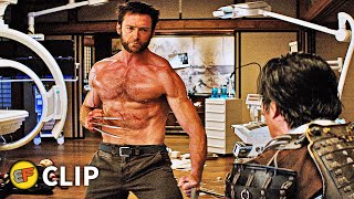 Wolverine Vs Shingen - Fight Scene The Wolverine 2013 Movie Clip Hd 4K