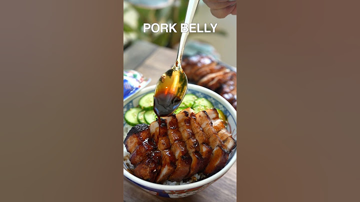 HONEY GLAZED PORK BELLY (AIR FRYER)