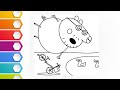 🥰😍how to draw dad peppa pig 🐷l peppa pig drawing l colorful❤💚💜 drawing l drawing for kids l drawing💕