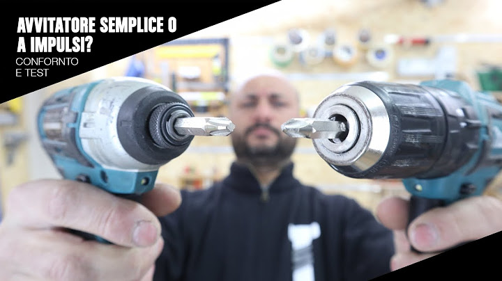 AVVITATORE semplice o a impulsi? La differenza con un test