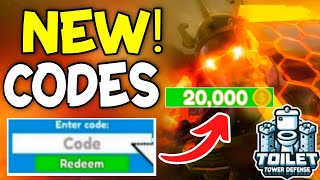 *NEW CODES* ALL WORKING CODES FOR TOILET TOWER DEFENSE! ROBLOX TOILET TOWER DEFENSE CODES