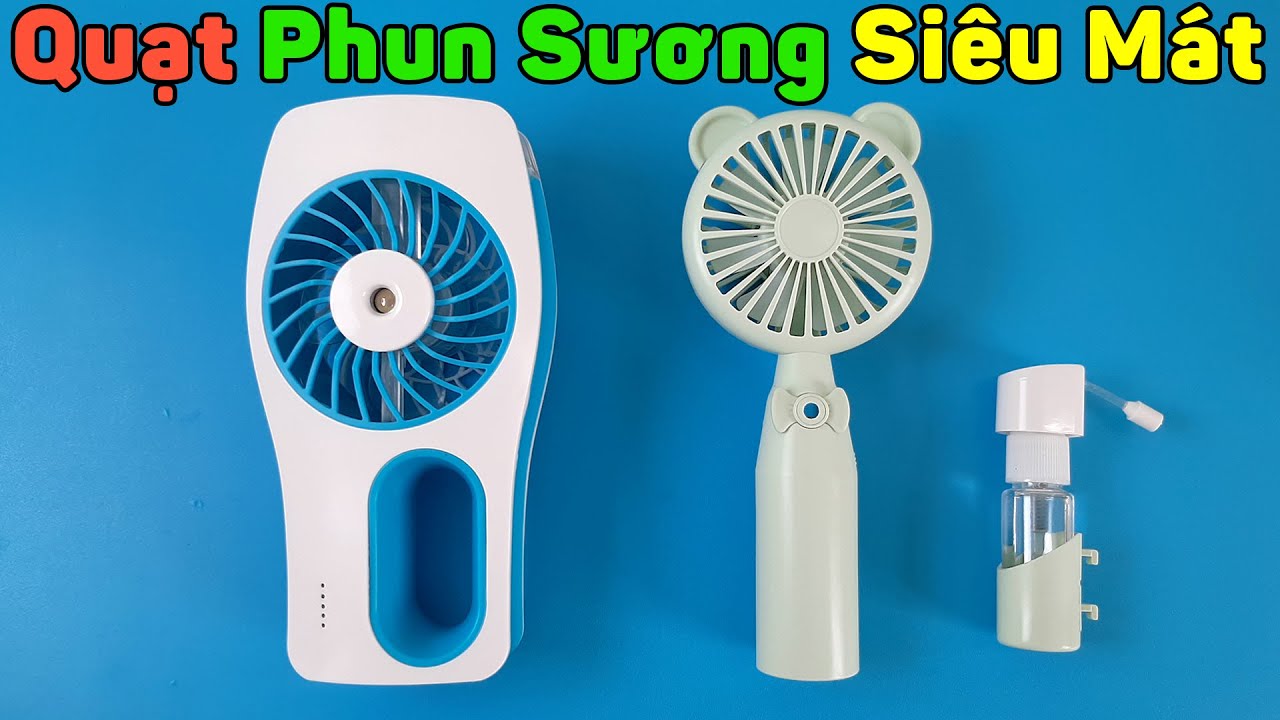 ⁣Mở Hộp Quạt Phun Sương Mini Siêu Mát Cho Ngày Nóng Nực | Mua Trên Shopee