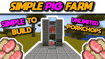 EASIEST Automatic AFK Pig Farm Tutorial (Java & Bedrock) - Minecraft 1.20