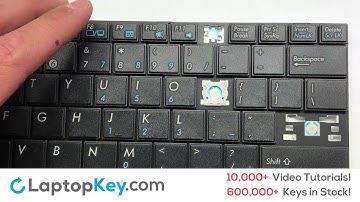 Asus Keyboard Key Repair Guide EEE PC 1005HA 1001p 0KNA 1001px