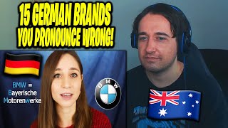 Australian Reacts To 15 German Brands You Pronounce Wrong Feli From Germany Reaction