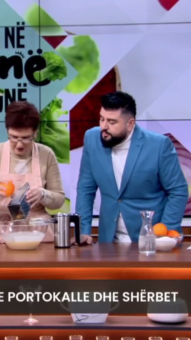 Revani me portokalle dhe shërbet - Në Shtëpinë Tonë