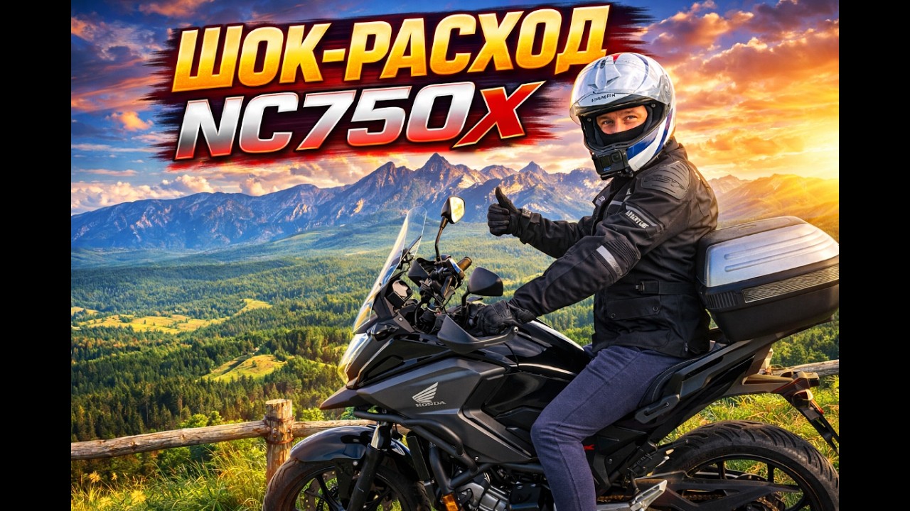 ШОК-РАСХОД HONDA NC750X 😱 В горах Татр я этого не ожидал