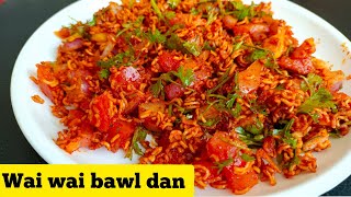 Wai Wai bawl dan // Wai Wai noodles recipe #waiwai #dmart food