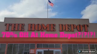 70% Off At Home Depot?!?!?!?