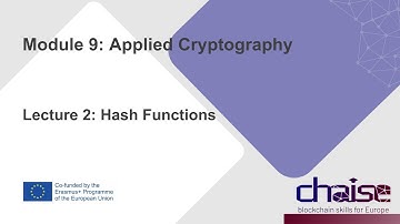 CHAISE Curriculum Module 9: Applied Cryptography - Lecture 2