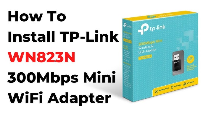 Tplink TL-WN823N - YouTube unboxing Mini review USB Adapter how N Wireless 300Mbps to