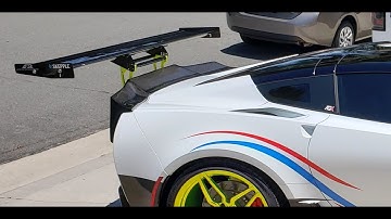 CFD Wing & Spoiler Explained Computational fluid dynamics | Repsol13 F26 Corvette C7